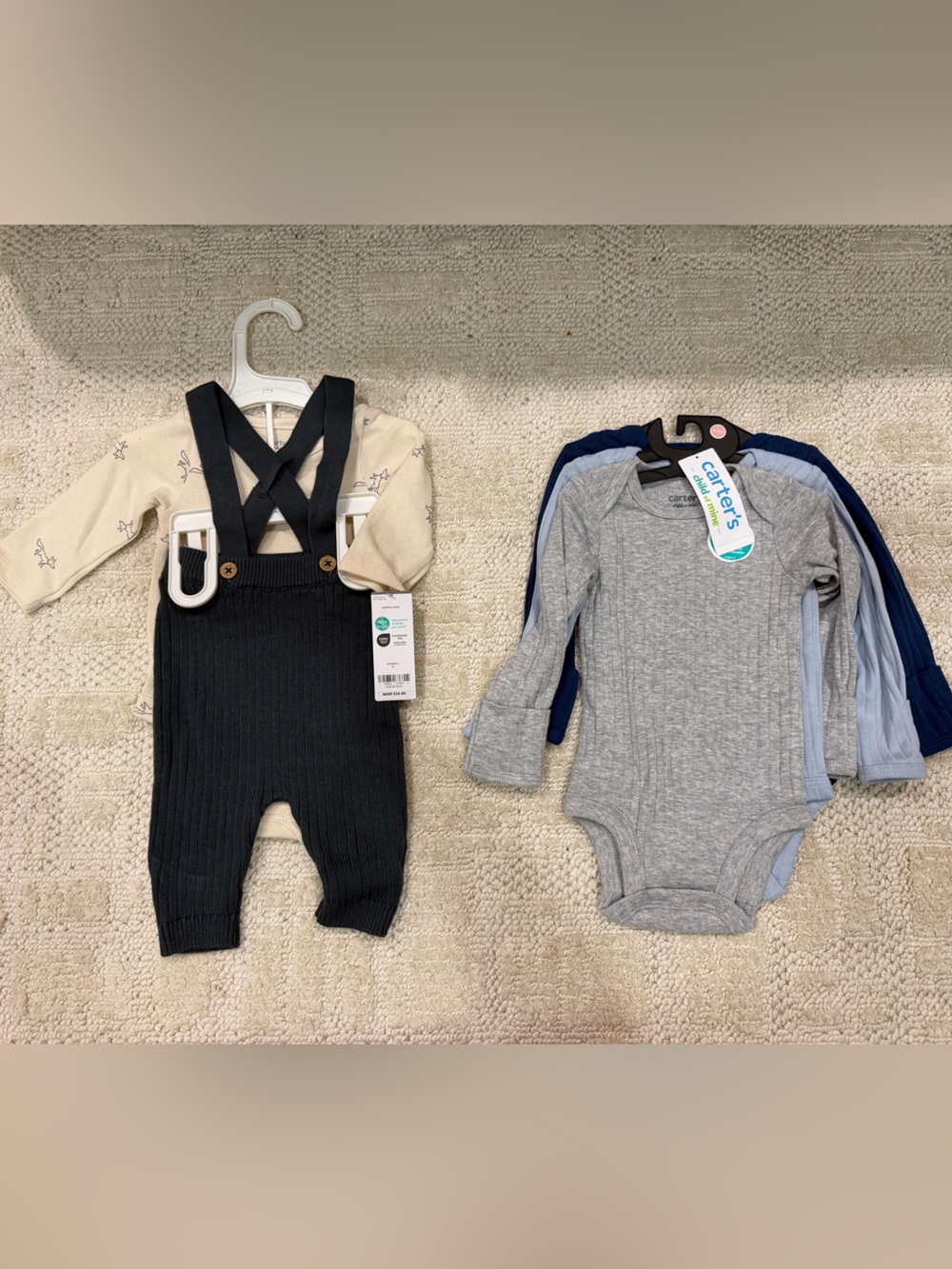 Carter’s 0-3M NWT 5pc Baby Boy Clothing Bundle